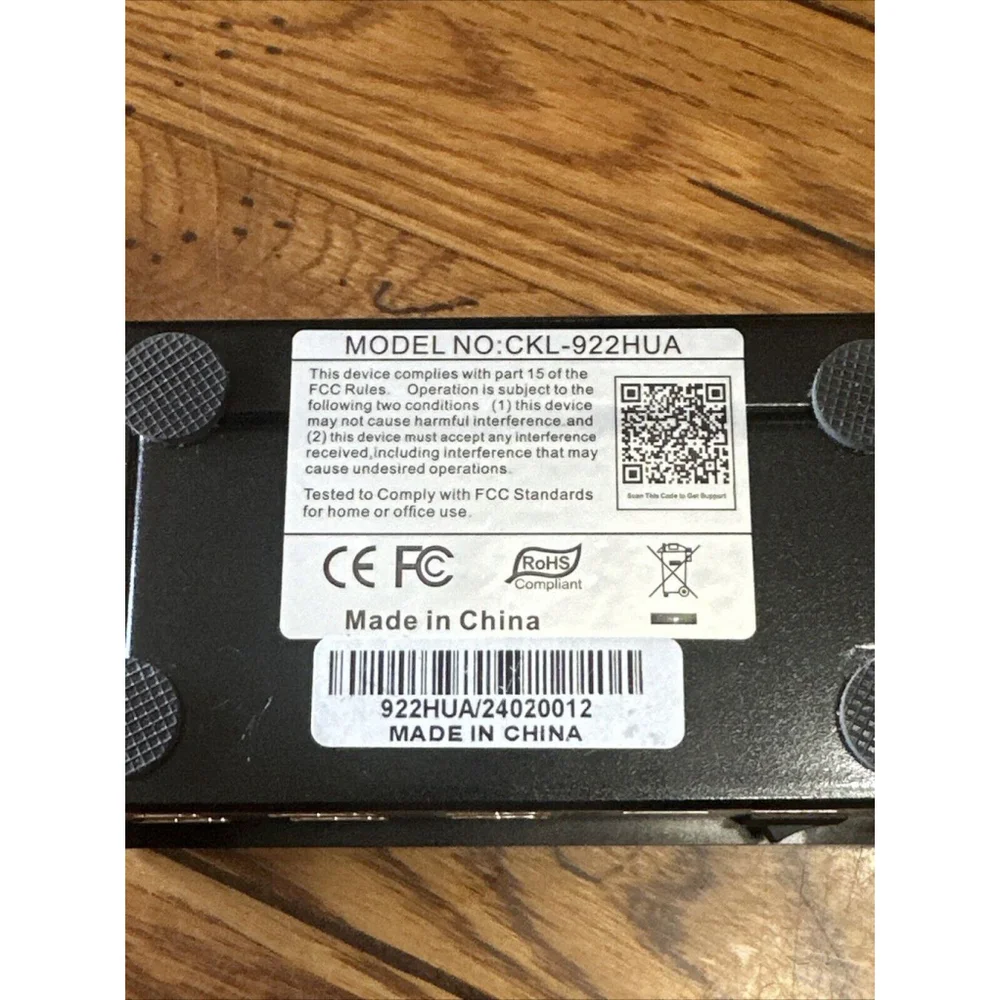 CKL HDMI KVM Switch 2 Port Dual Monitor Extended Display USB KVM Switch No Cords
